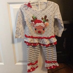 NWT girls 2t Christmas Outfit